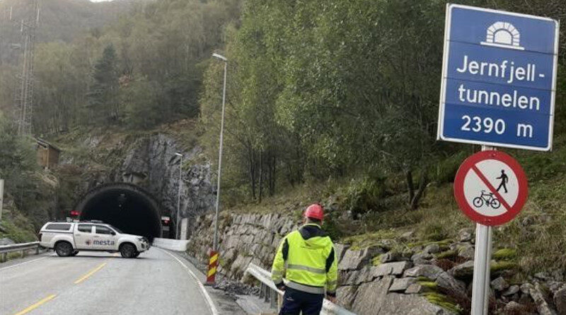 Autobrand Tunnel Norwegen 3