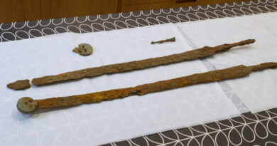 England: Zwei römische Schwerter (Spatha) aus dem 2. Jh. mit Metalldetektor entdeckt