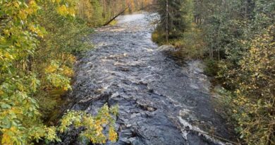 Lappland Välijoki Hochwasser