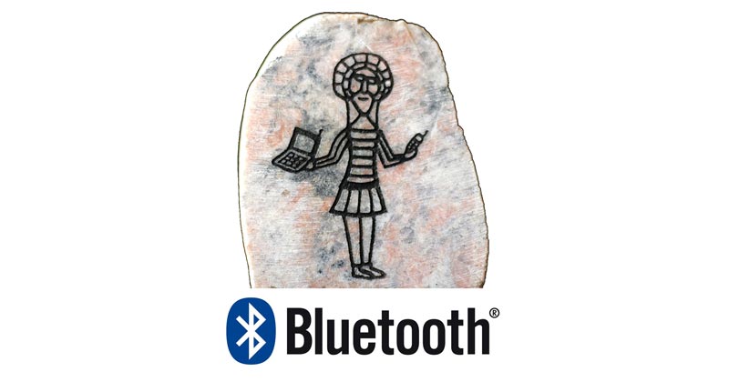 Logo Bluetooth Wikingerkönig Harald Blauzahn