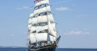 Besichtigung möglich: Dänisches Segelschulschiff Georg Stage auf Besuch in Hobro