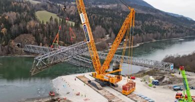 Randklev-Brücke Reparatur