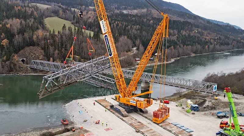 Randklev-Brücke Reparatur