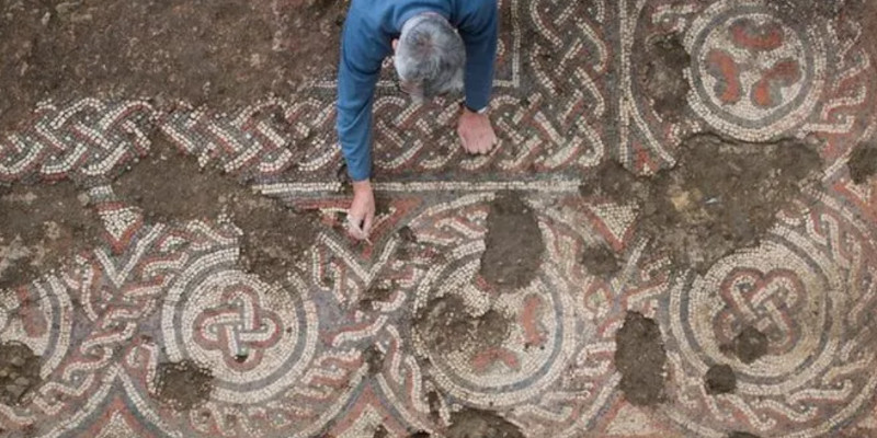 England Römer Mosaik
