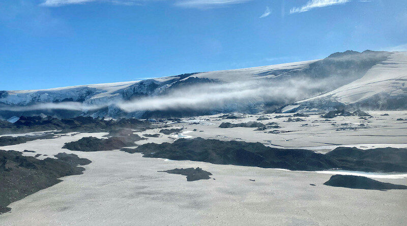 Vulkan Island Gletscher