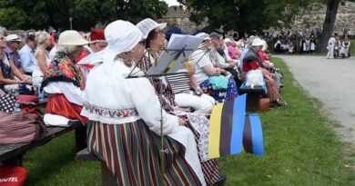 Das fünfte Estnisch-Schwedische Lieder- und Tanzfestival