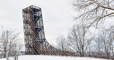 Der schiefe Turm von Kuldīga