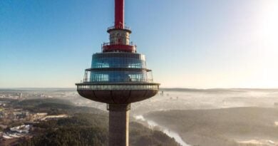 Exklusive Ferienwohnungen im Fernsehturm von Vilnius – in fast 200 Metern Höhe