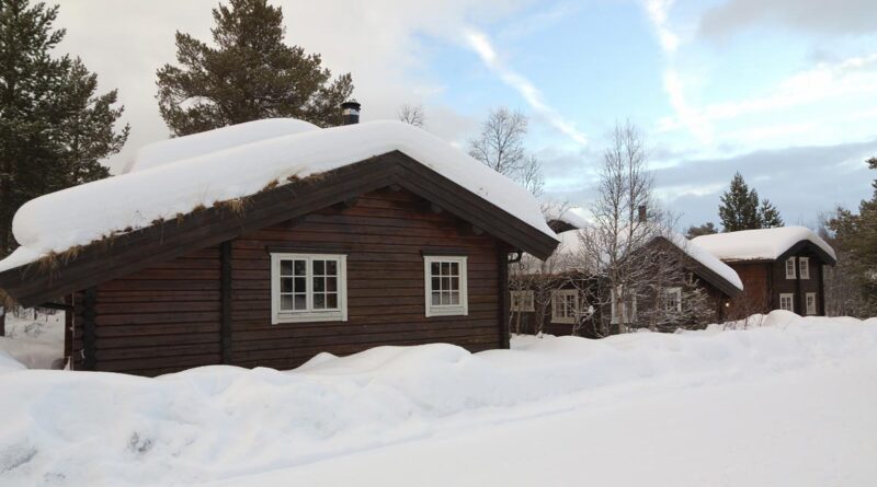 Hütte in Norwegen winterfest machen