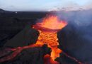 Vulkanausbruch in Island: Wand des Kraters spektakulär abgebrochen