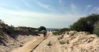Liepaja Strand Blaue Flagge