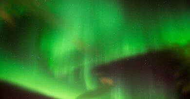 Aurora Borealis Polarlicht über Estland