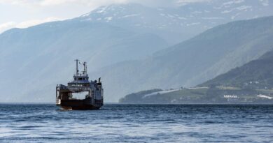 Brand Fähre Sognefjord