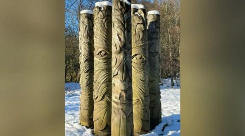 Skulptur England Abriss
