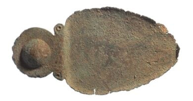 antiker Bronzelöffel