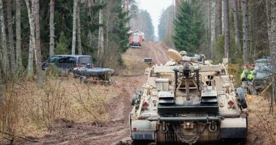 Panzer USA Litauen Unfall