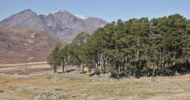 Highlands Schottland Funkmasten