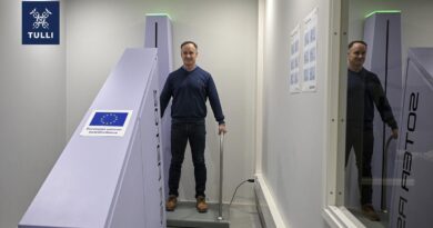 Körperscanner am Flughafen Helsinki