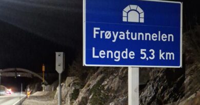 Frøyatunnel Geschwindigkeitskontrolle
