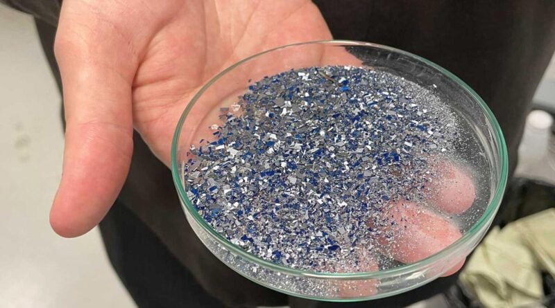Silber aus Elektronikschrott gewinnen Urban Mining