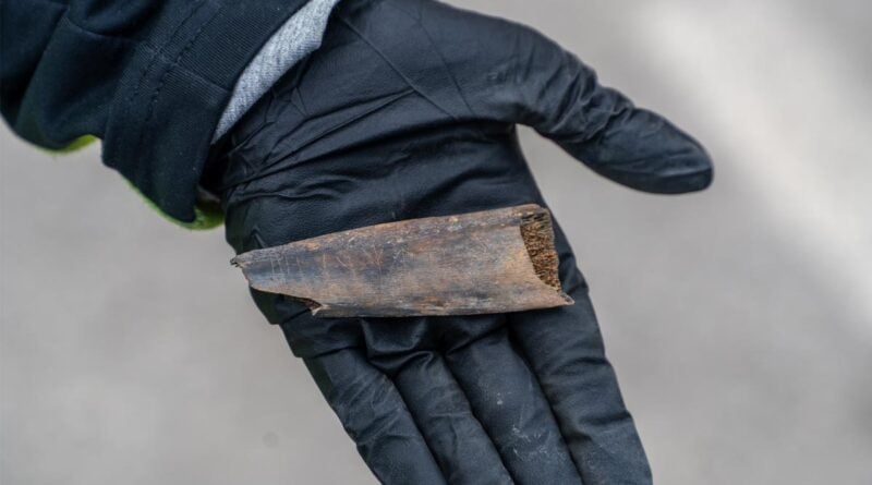 Knochen mit Runen, Ausgrabungen in Lund