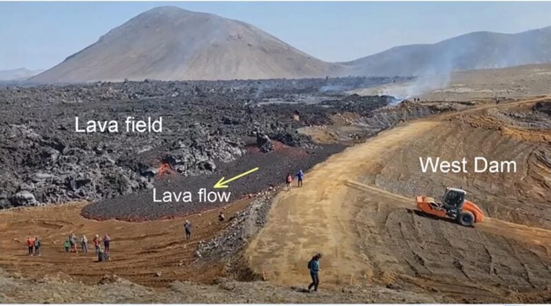 Lavastrom Damm in Island