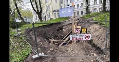 400 Jahre alt: Unterirdische Befestigungsanlage in Tallinn eingestürzt
