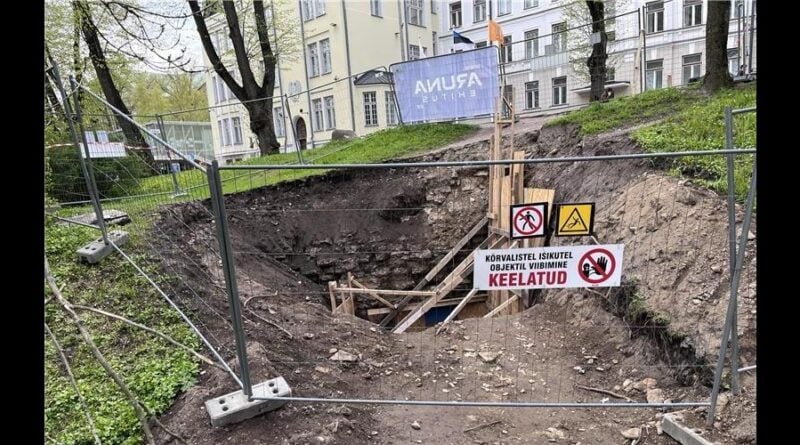 400 Jahre alt: Unterirdische Befestigungsanlage in Tallinn eingestürzt