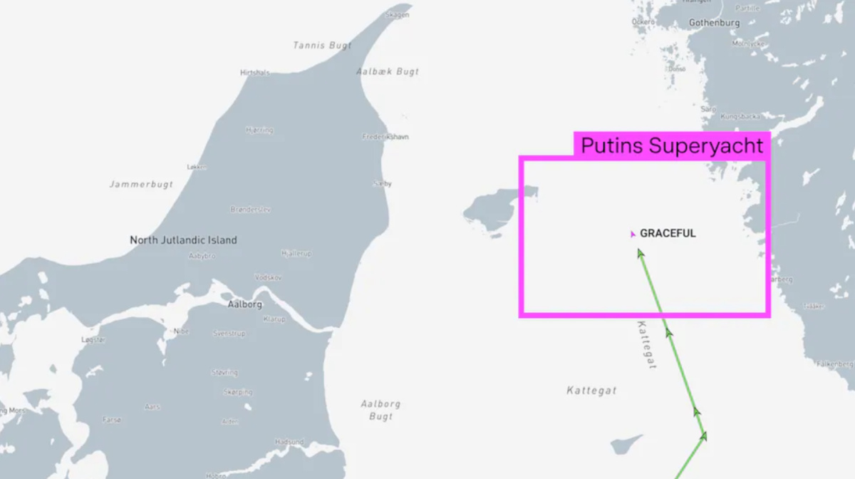Graceful Putin Yacht
