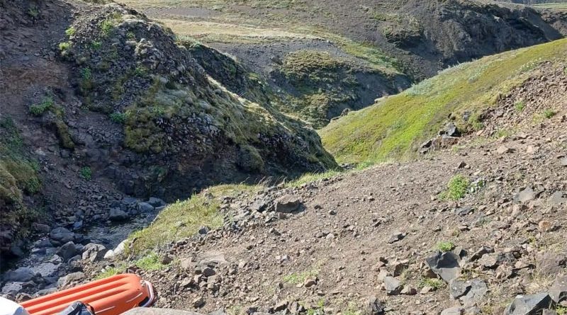 Rettung eines Wanderers in Island