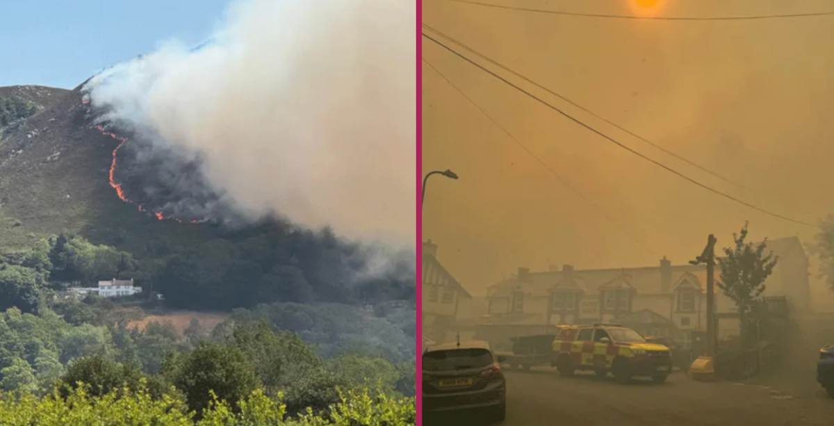 Waldbrand Wales